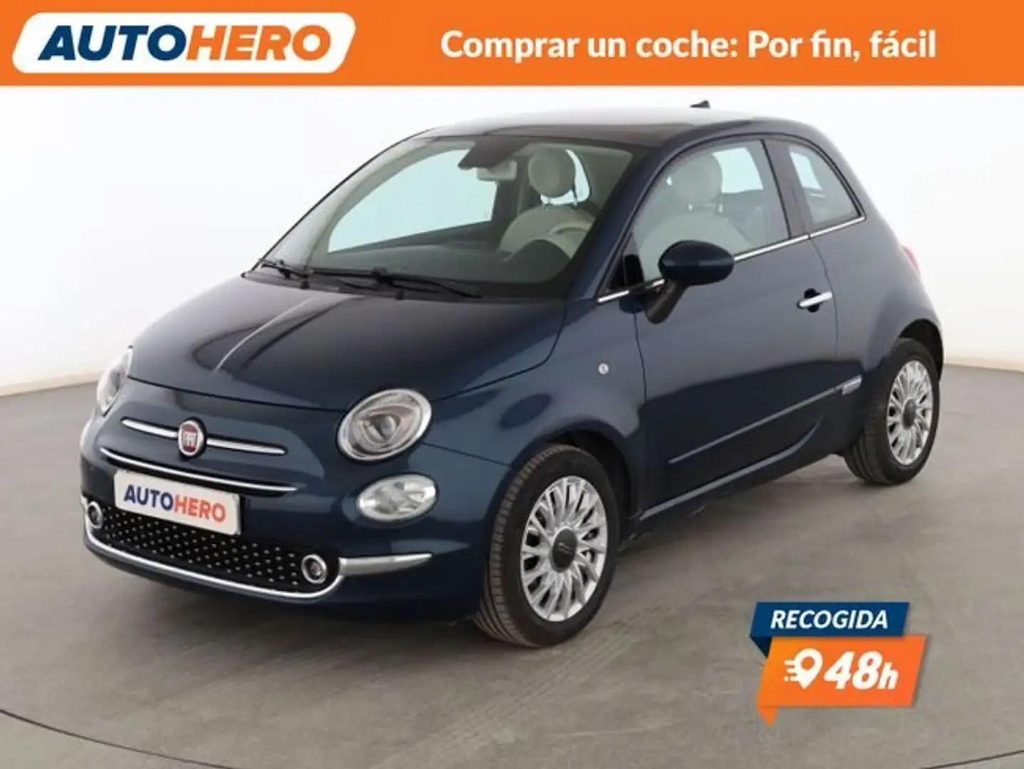 Fiat 500 0.9 Lounge Azul - 1