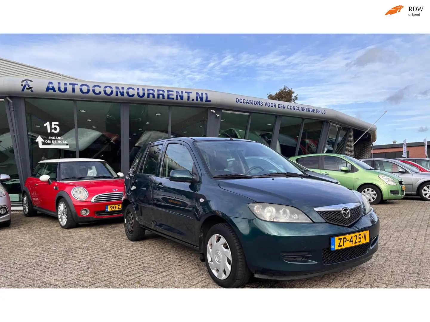 Mazda 2 1.4 Exclusive, Airco, Inruil mogelijk. Vert - 1