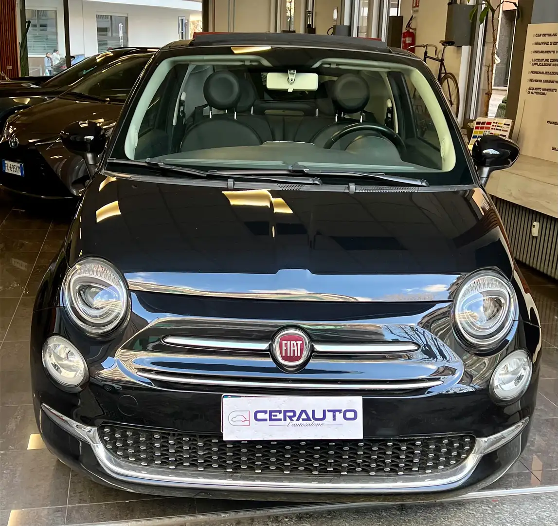Fiat 500C 500C 0.9 t.air Lounge 85cv dualogic **FRAU** Zwart - 1