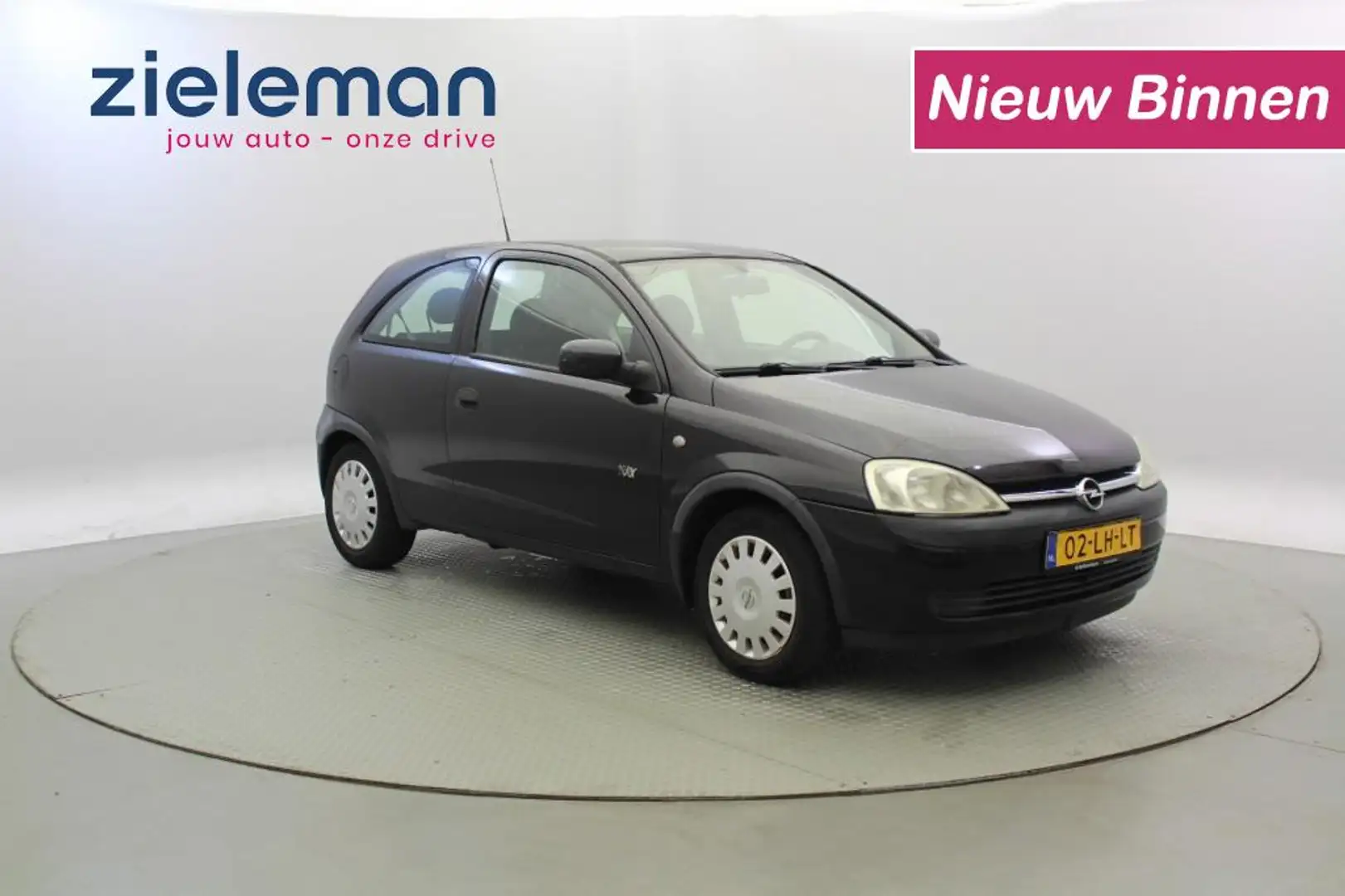 Opel Corsa 1.2 16V Njoy Automaat - Airco Black - 1