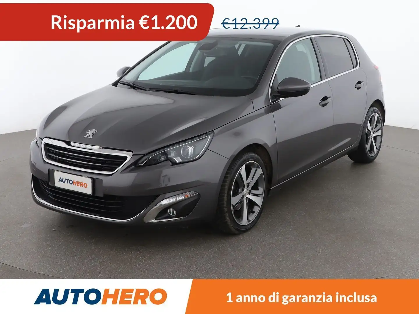 Peugeot 308 1.6 Blue-HDi Allure 120 CV EAT6 Grau - 1