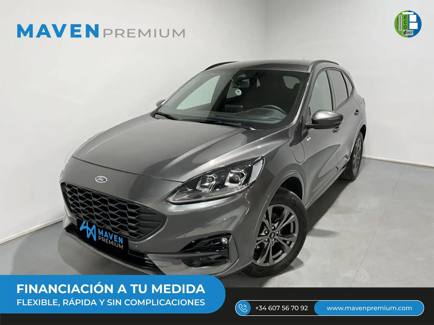Ford Kuga 2.5 Duratec PHEV 225cv FWD Auto ST-Line Gris - 1