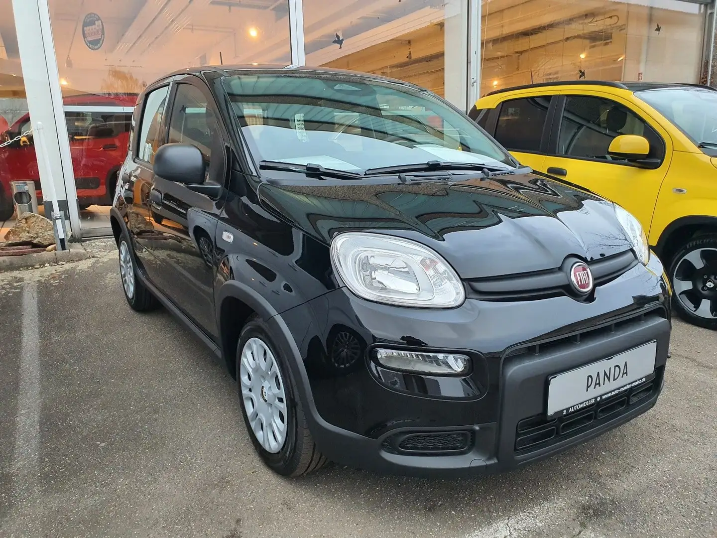 Fiat Panda 1.0 Hybrid 70PS - Klima, Bluetooth, PDC Schwarz - 1