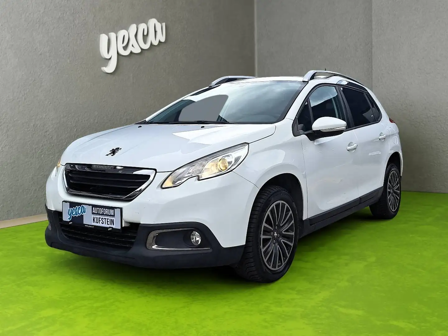 Peugeot 2008 Active 1.6 e-HDi | Zahnriemen 2025 | Service neu | 8-fach | Pickerl 09/2025 | sparsam | nur 104.000 km Weiß - 1