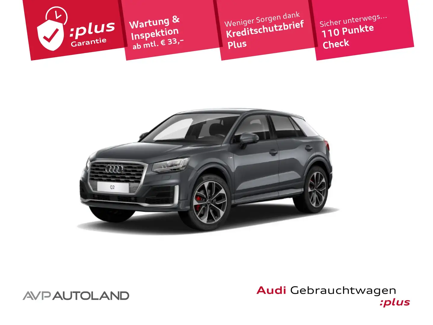Audi Q2 35 TFSI S tronic sport S line MMI NAVI+ |AHK Šedá - 1