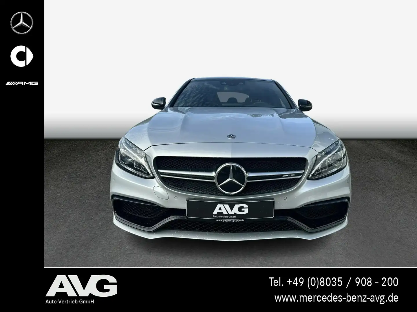 Mercedes-Benz C 63 AMG Mercedes-AMG C 63 Pano Distro Burmester PerfAbga Argento - 2