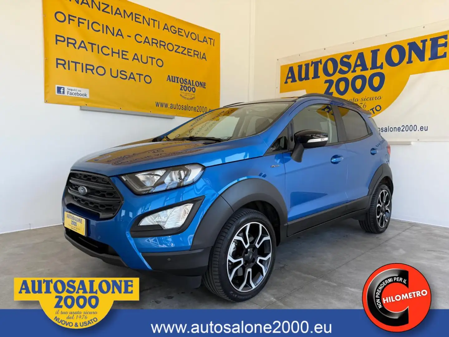 Ford EcoSport 1.0 EcoBoost 125 CV S&S Active PREZZO REALE Blauw - 1