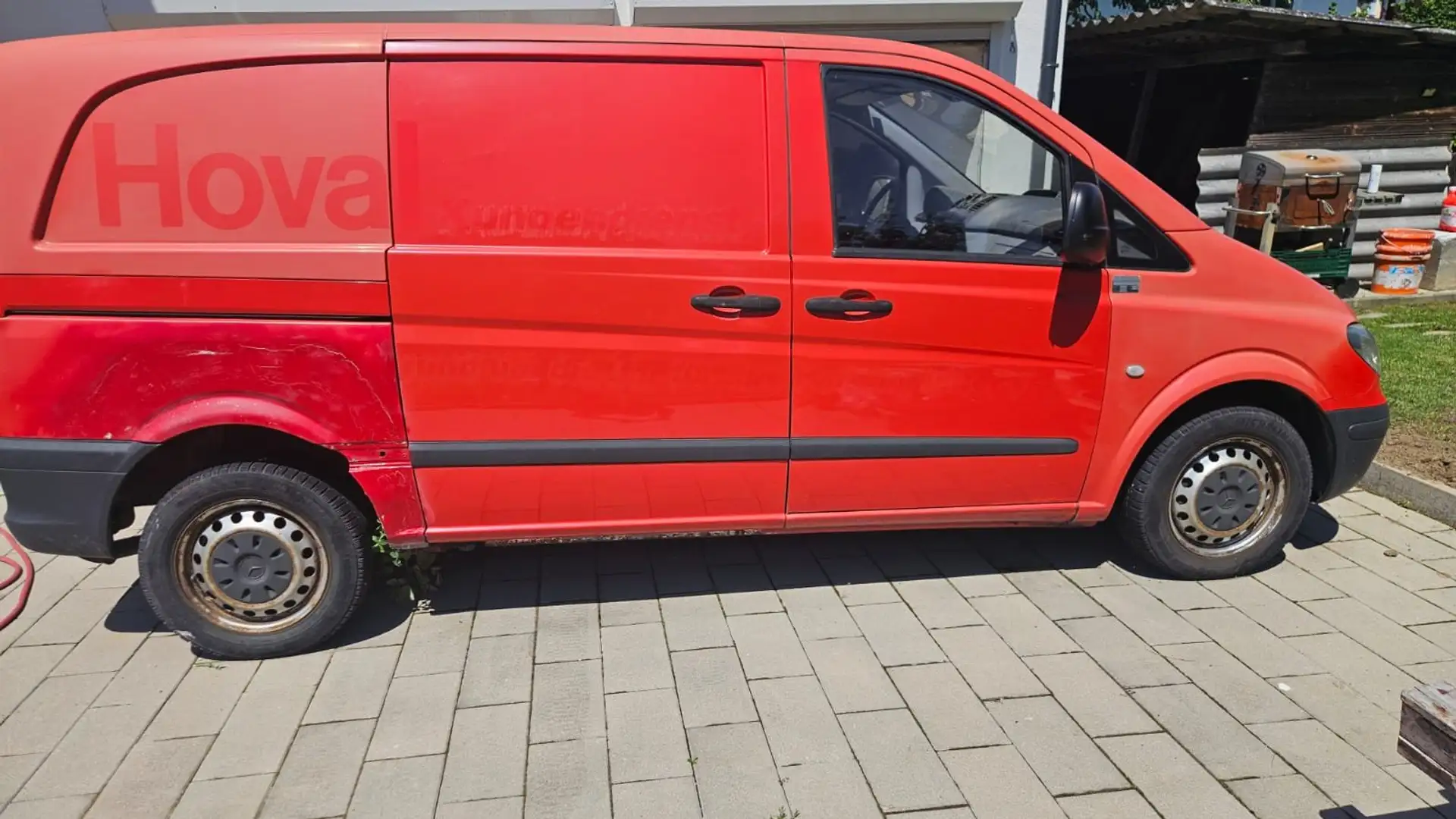 Mercedes-Benz Vito Vito 111 CDI lang Rouge - 2