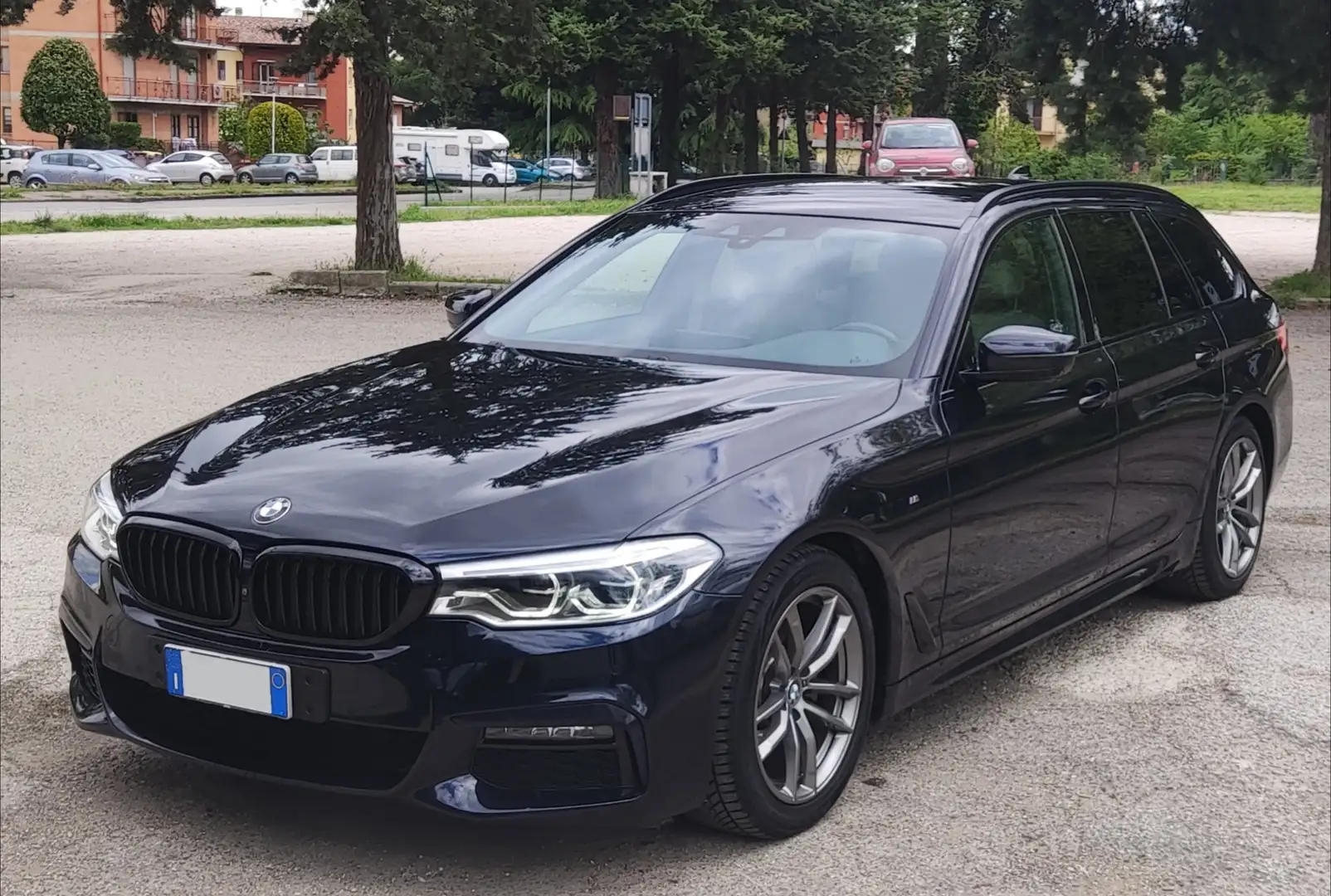 BMW 520 Serie 5 G31 2017 Touring 520d Touring Msport auto Niebieski - 2
