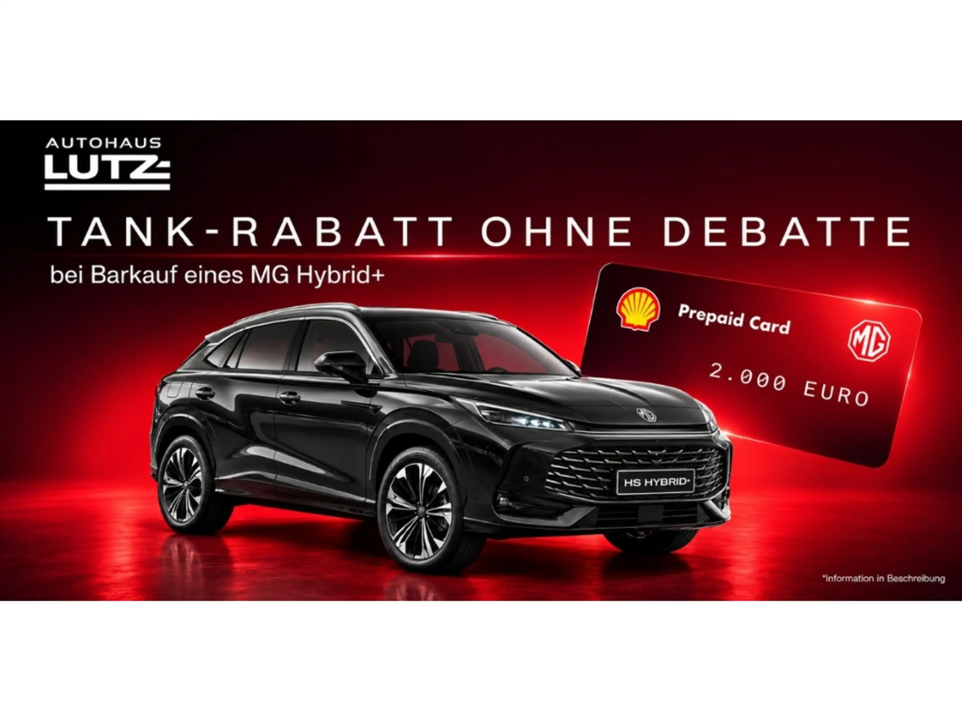 MG HS HYBRID+ LUXURY FARBE FREI WÄHLBAR!