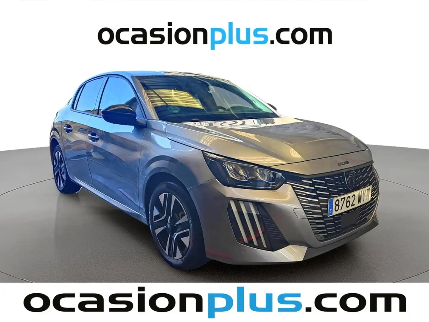Peugeot 208 1.2 Puretech S&S Allure 100 Gris - 2