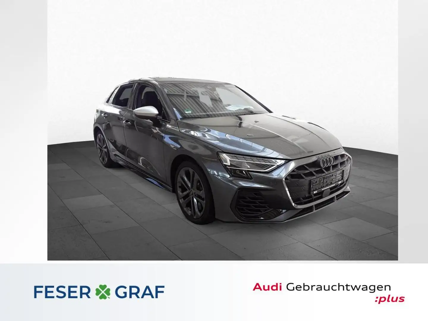Audi S3 Sportback TFSI quattro Titan performance Abgas Grau - 1