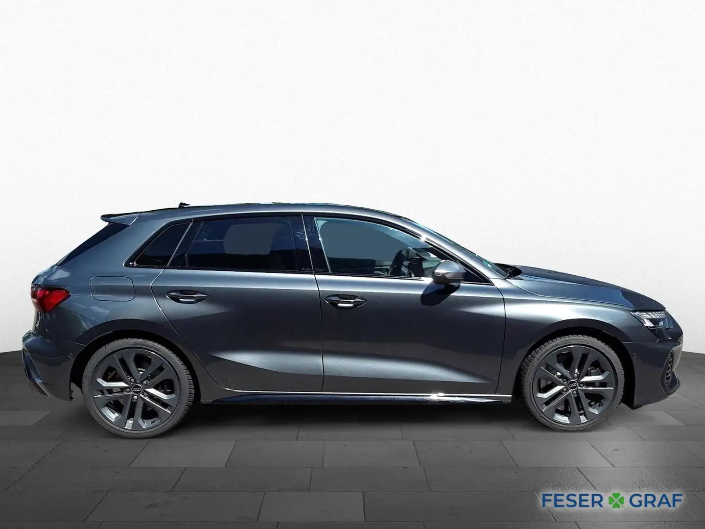 Audi S3 Sportback TFSI quattro Titan performance Abgas Grau - 2