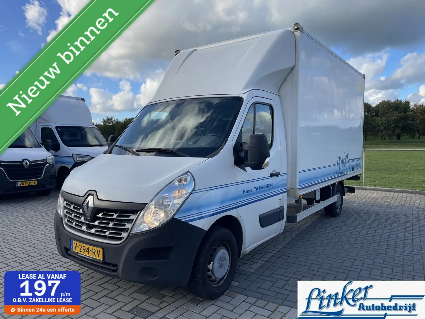 Renault Master bestel T35 2.3 dCi L3H2 - BAKWAGEN LAADKLEP AIRCO Blanc - 1