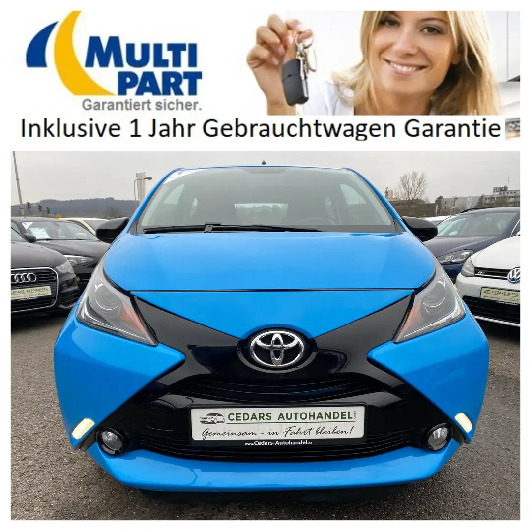 Toyota Aygo X 1.0 x-cite 5-trg. 1.Hand Klima Rückfahrkamera Mavi - 2
