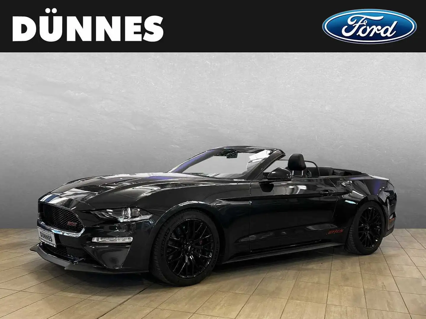 Ford Mustang Convertible 5.0 V8 Aut. GT *Tieferlegung/Spurverbr Grau - 1