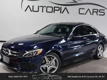 Blue 2018 Mercedes-Benz C-Class Sedan All-Wheel Drive Automatic