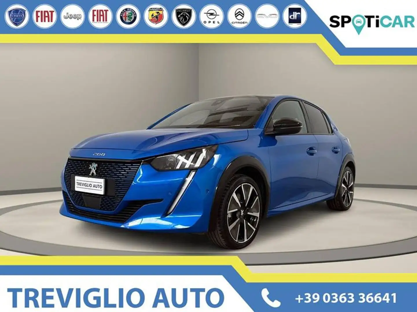 Peugeot 208 motore elettrico 136 CV 5 porte GT Bleu - 1