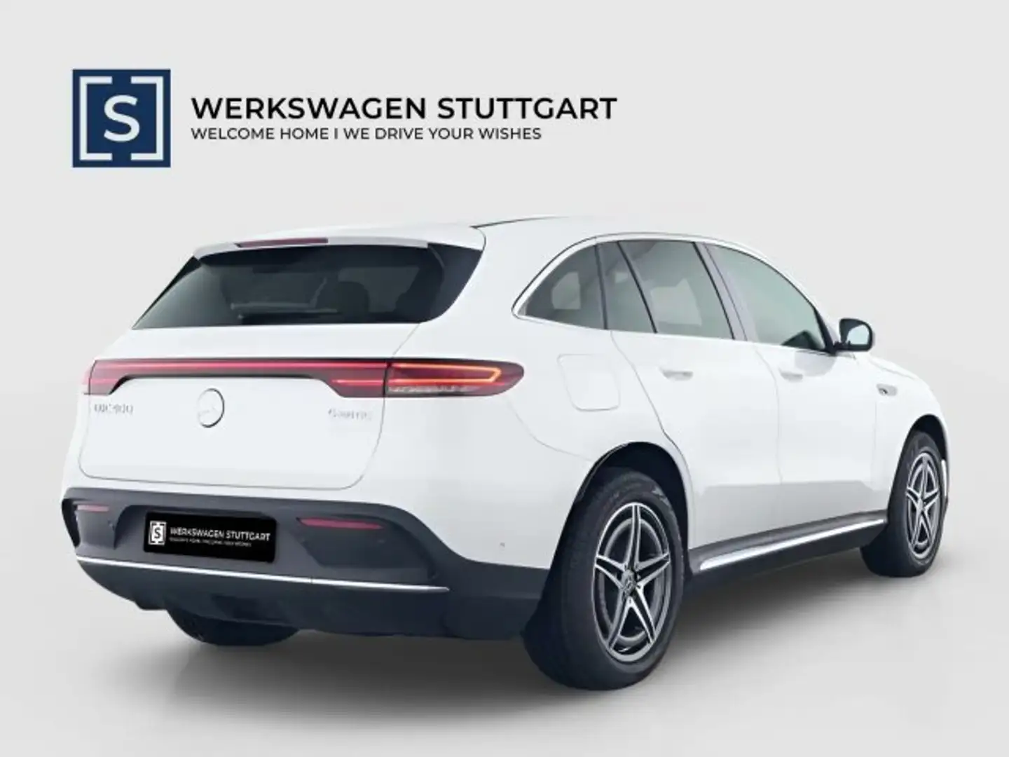 Mercedes-Benz EQC 400 EQC 400 4M AMG Distronic SHD AHK Soundsystem 360° Weiß - 2