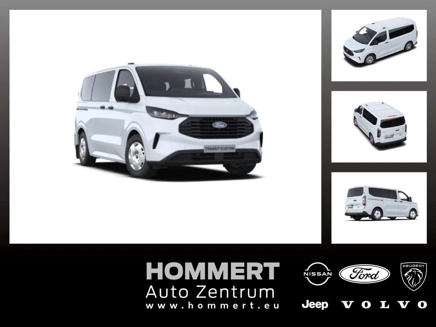 Ford Transit Custom Kombi Trend 320 L1 LED*CAM*SYNC4 Weiß - 1