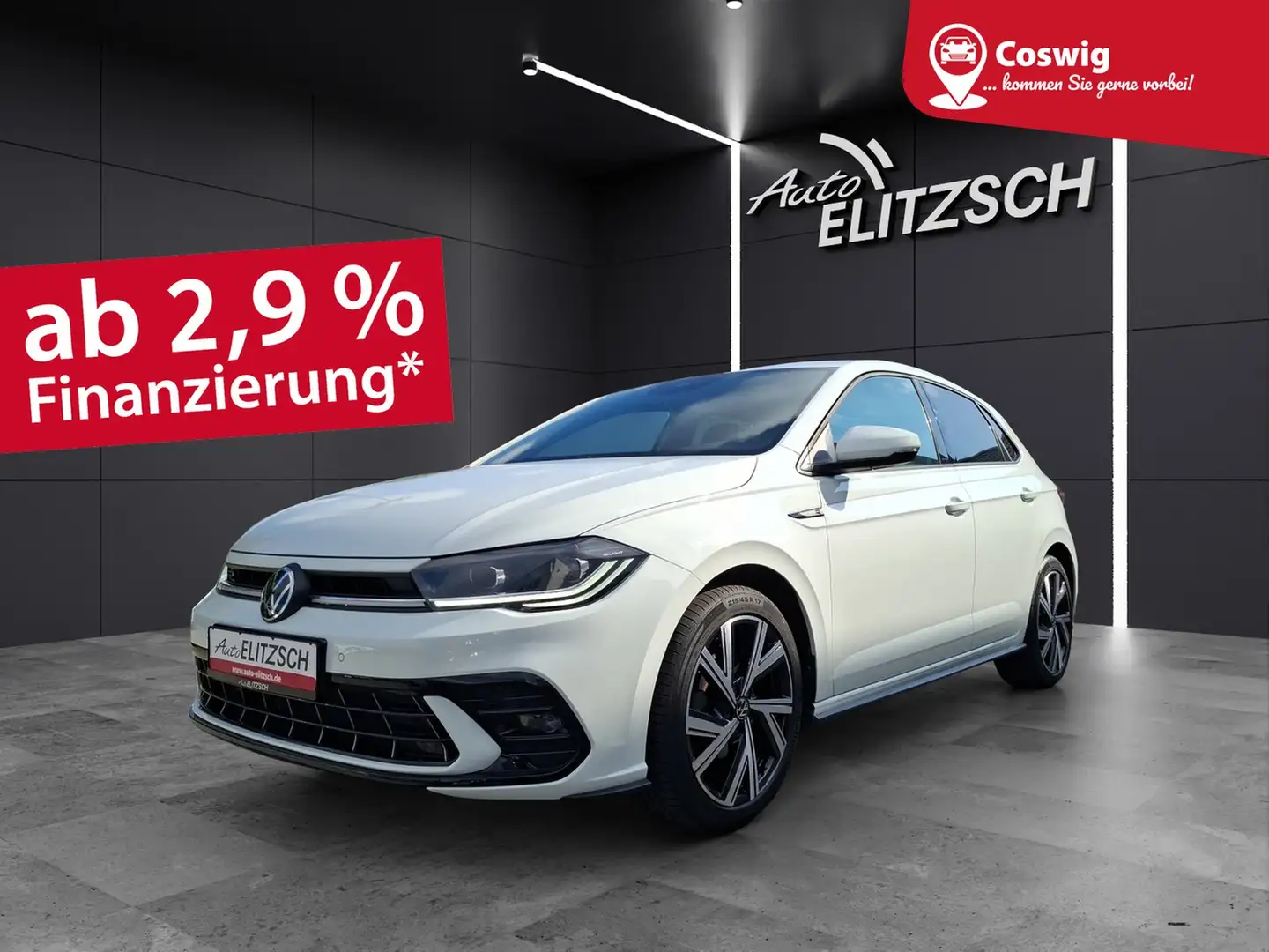 Volkswagen Polo R-Line TSI DSG IQ.Light ACC SH AID RFK AppConne... Weiß - 1