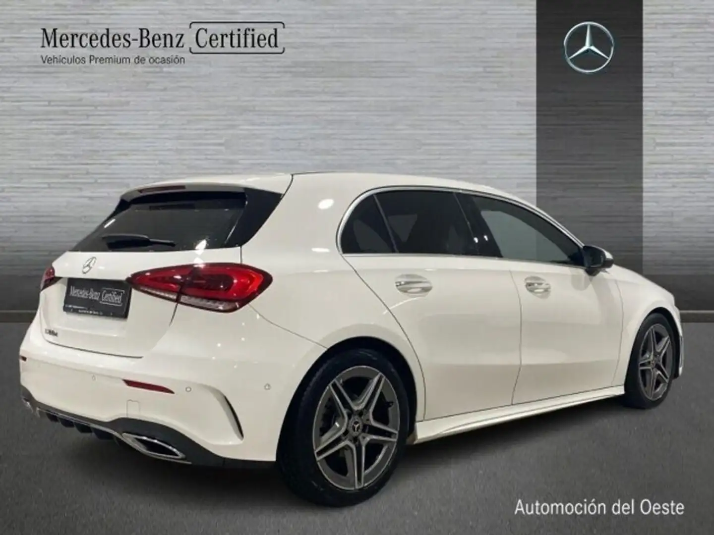 Mercedes-Benz A 200 d amg line (euro 6d) Blanc - 2