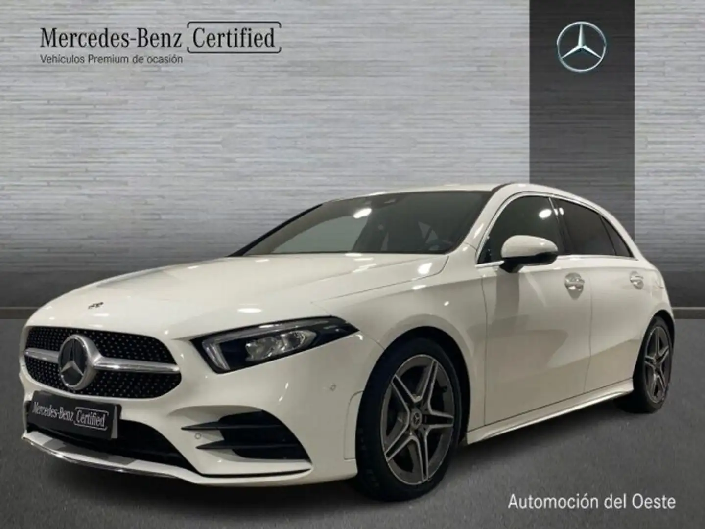 Mercedes-Benz A 200 d amg line (euro 6d) Blanc - 1