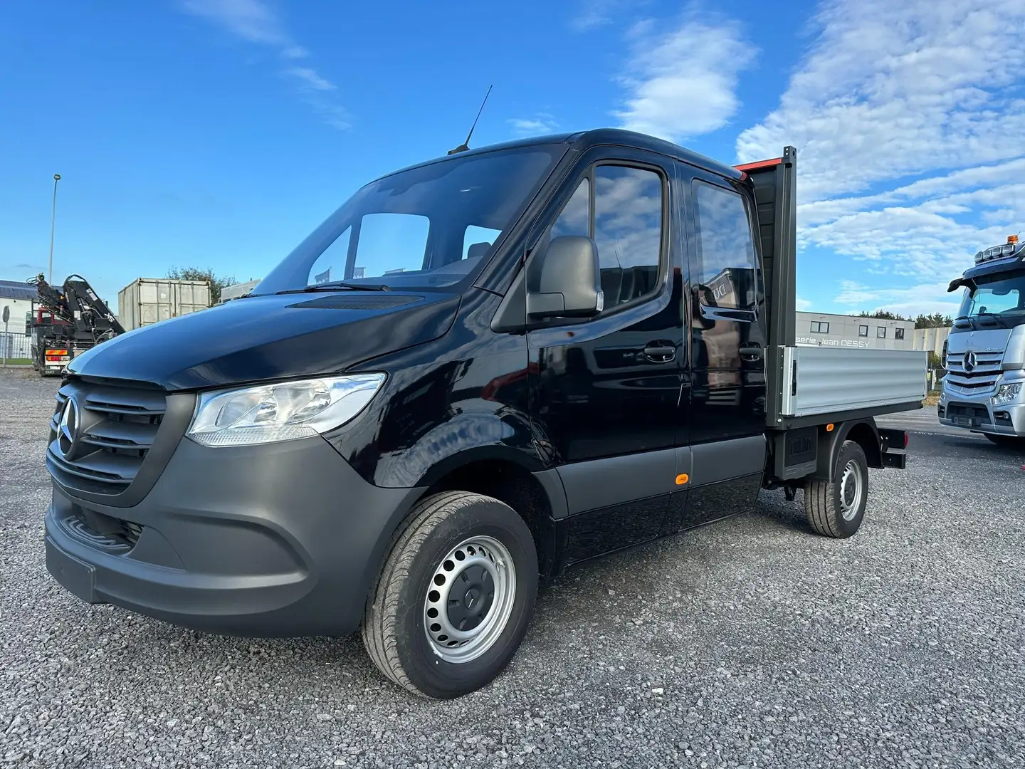 Mercedes-Benz Sprinter 317 CDI double cabine Zwart - 1