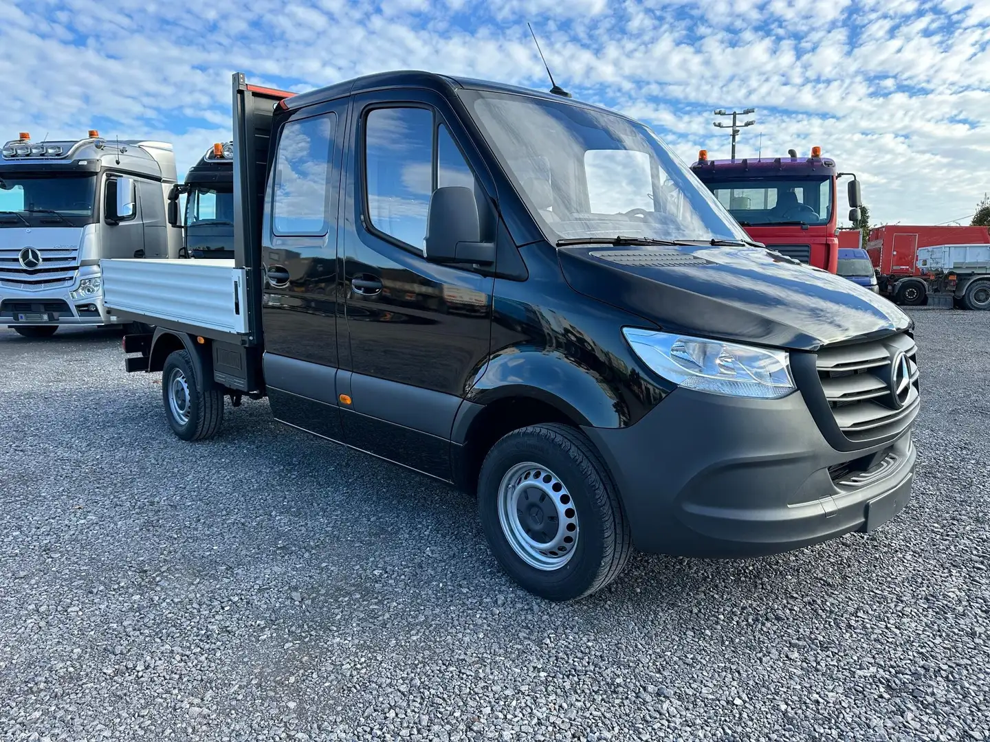 Mercedes-Benz Sprinter 317 CDI double cabine Zwart - 2
