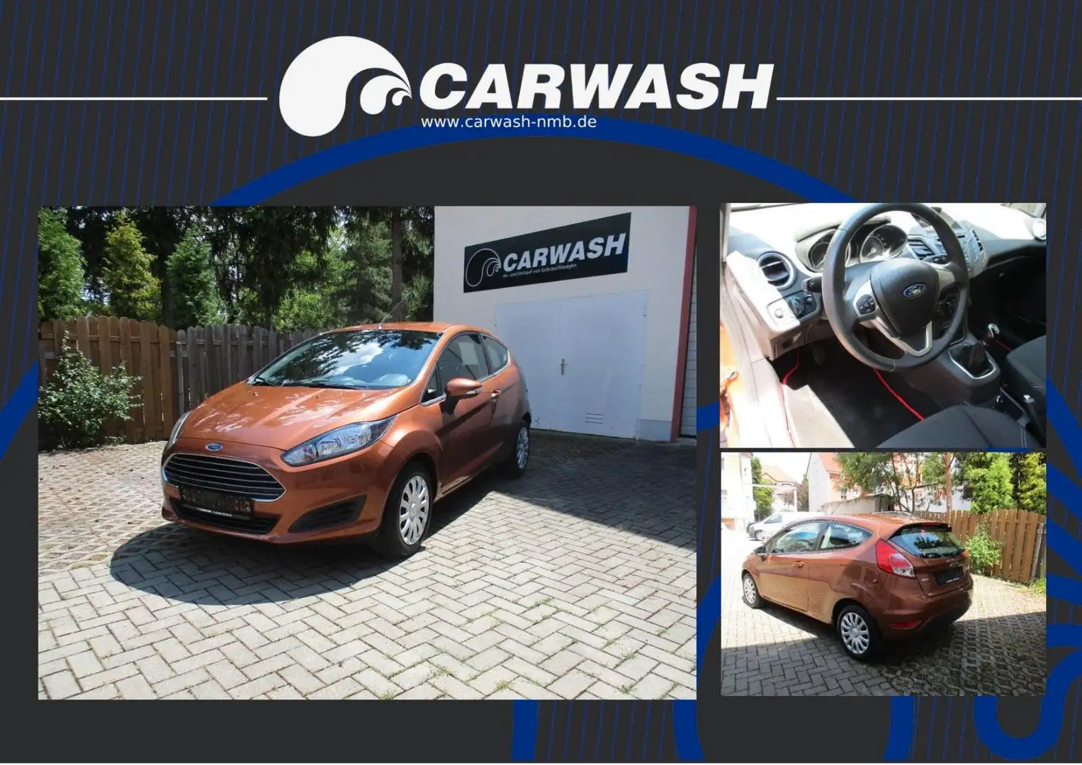 Ford Fiesta Trend / Klima / TÜV neu Braun - 1