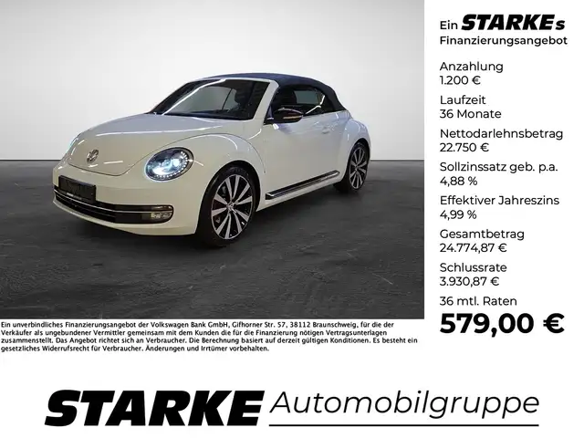 Volkswagen Beetle Cabriolet 2.0 TSI DSG Exclusive Sport Bi-Xenon ...