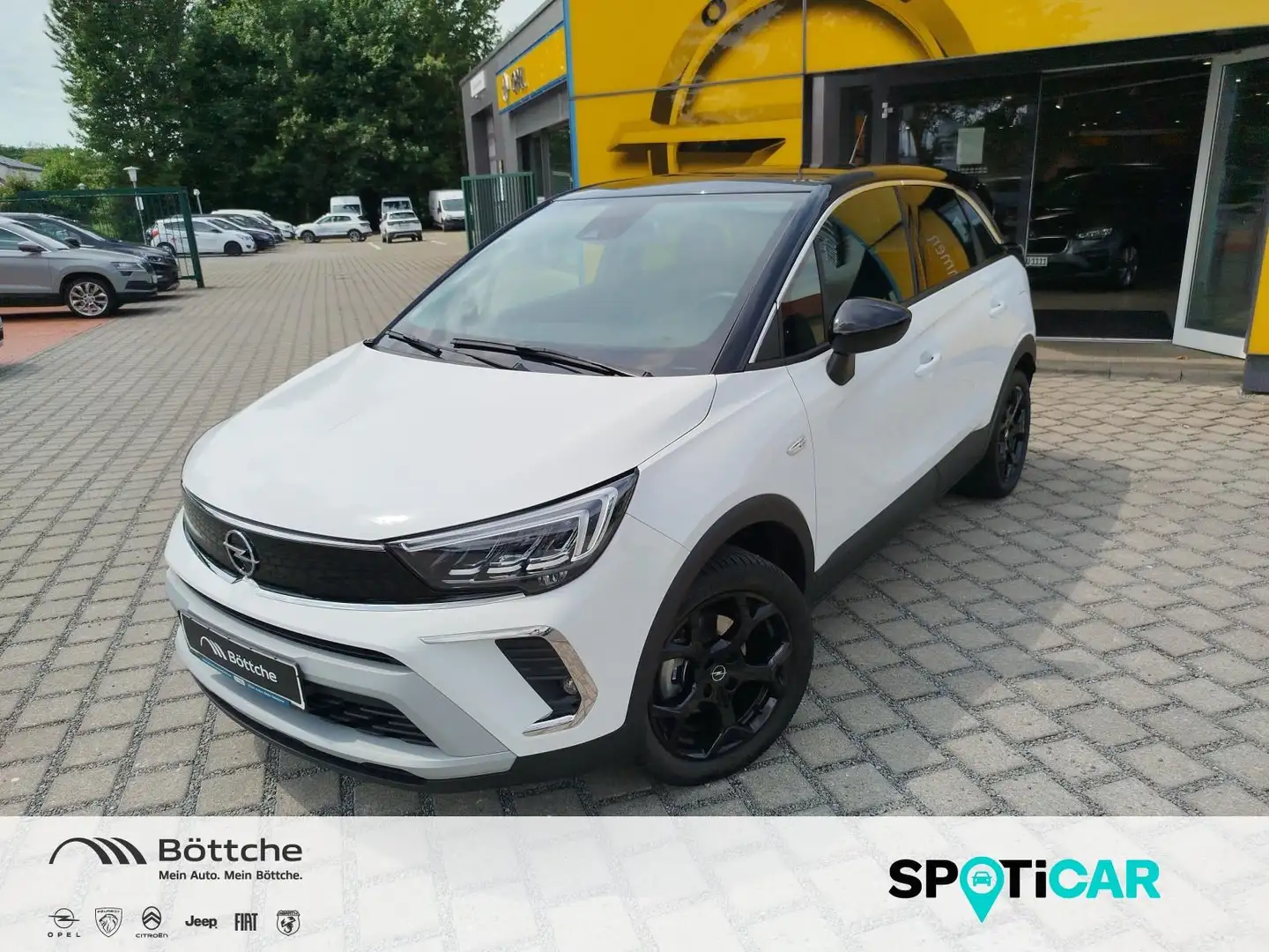 Opel Crossland Elegance, 2-Zonen Klima,SH,LH,Frontscheibenheitzun Weiß - 1