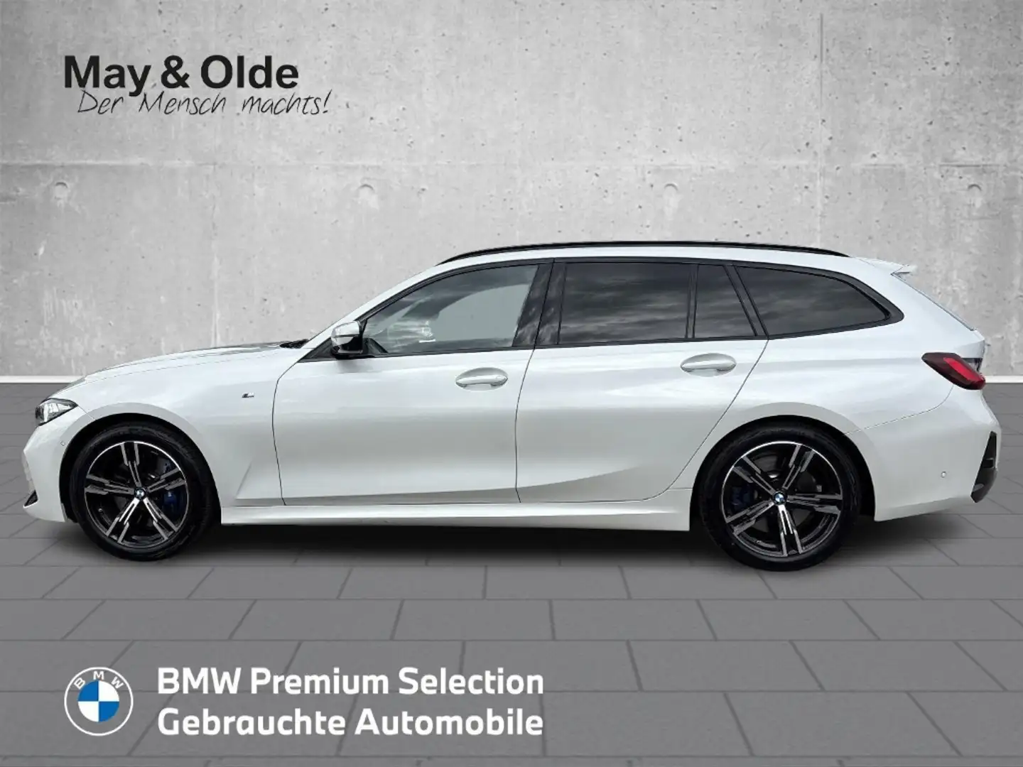 BMW 318 i M SPORT AHK PANO HUD H/K RFK Navi Digitales Cock Weiß - 2