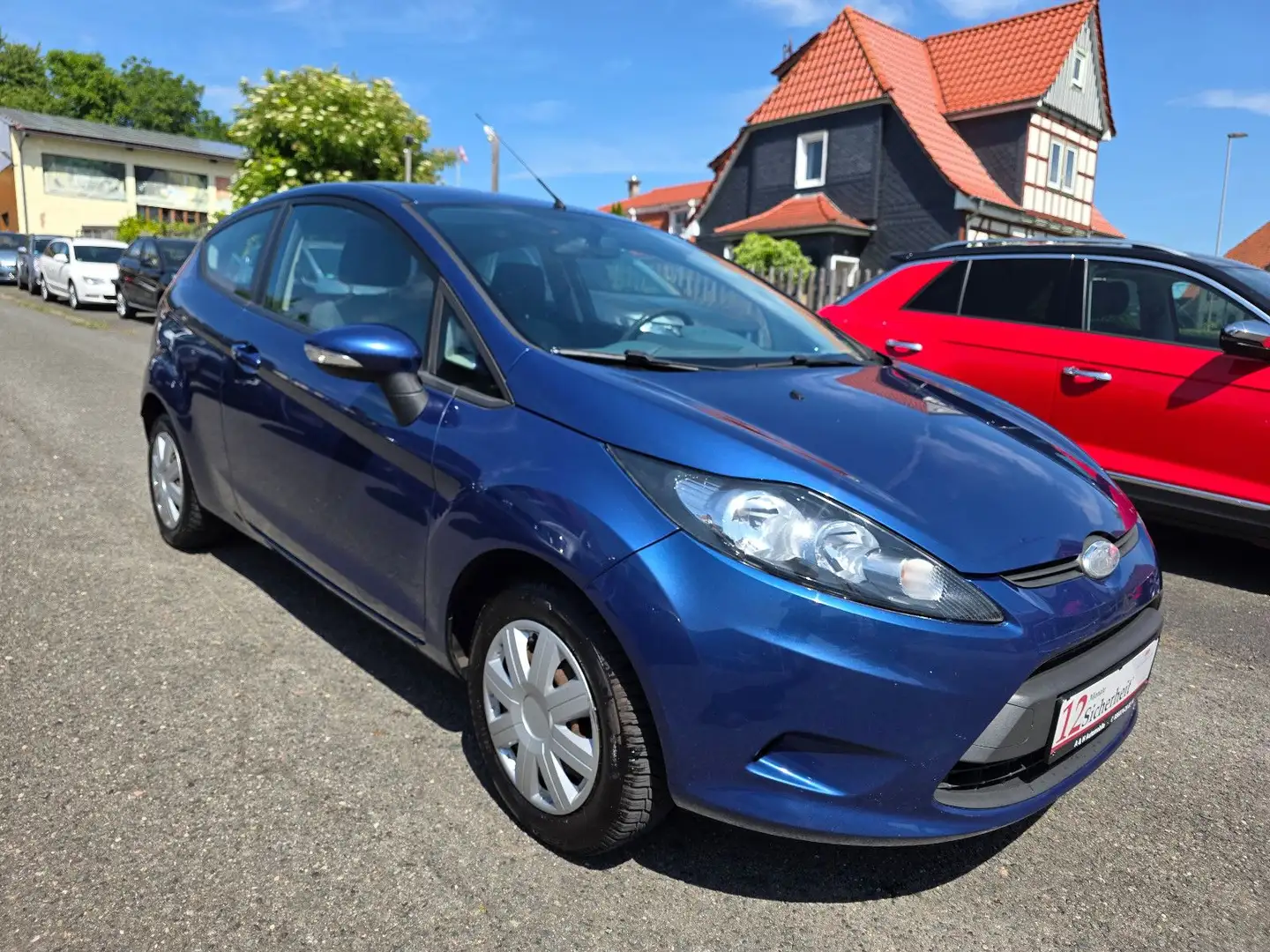 Ford Fiesta Trend Klima Aux EU-5 TÜV HÜ NEU Bleu - 2