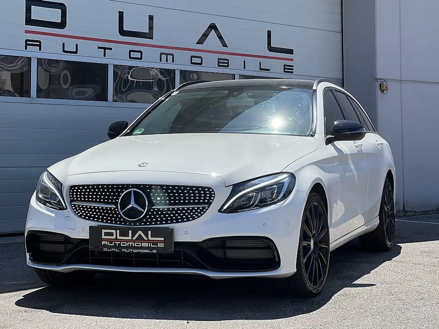 Mercedes-Benz C 220 T Aut. | C 63 AMG LOOK Weiß - 1