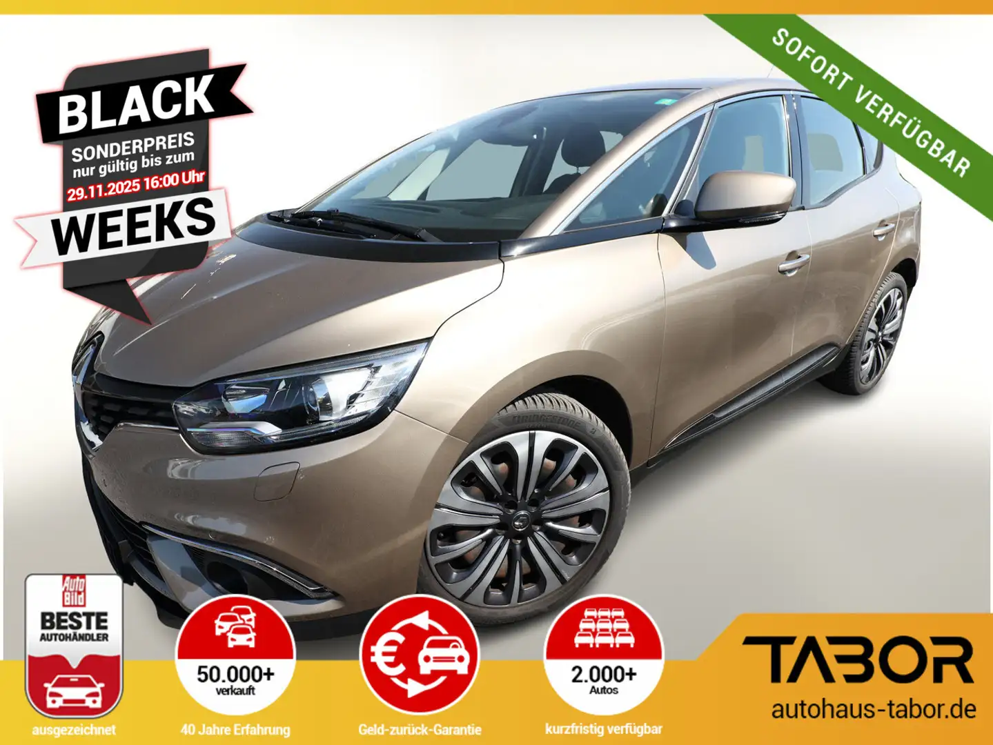 Renault Scenic 1.3 TCe 140 EDC Business Nav PDC SHZ Beige - 1