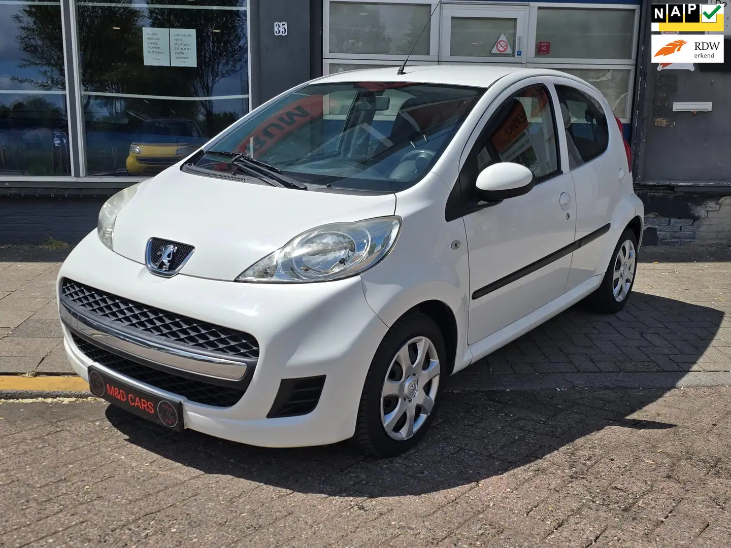 Peugeot 107 1.0-12V XS AIRCO/NAP/ELEK RAMEN/APK/TOEREN TELLER Blanc - 1
