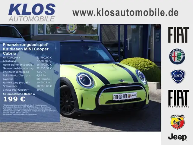 MINI Cooper Cabrio CLASSIC TRIM 1.5 136PS NAVI LED KAMERA PDC