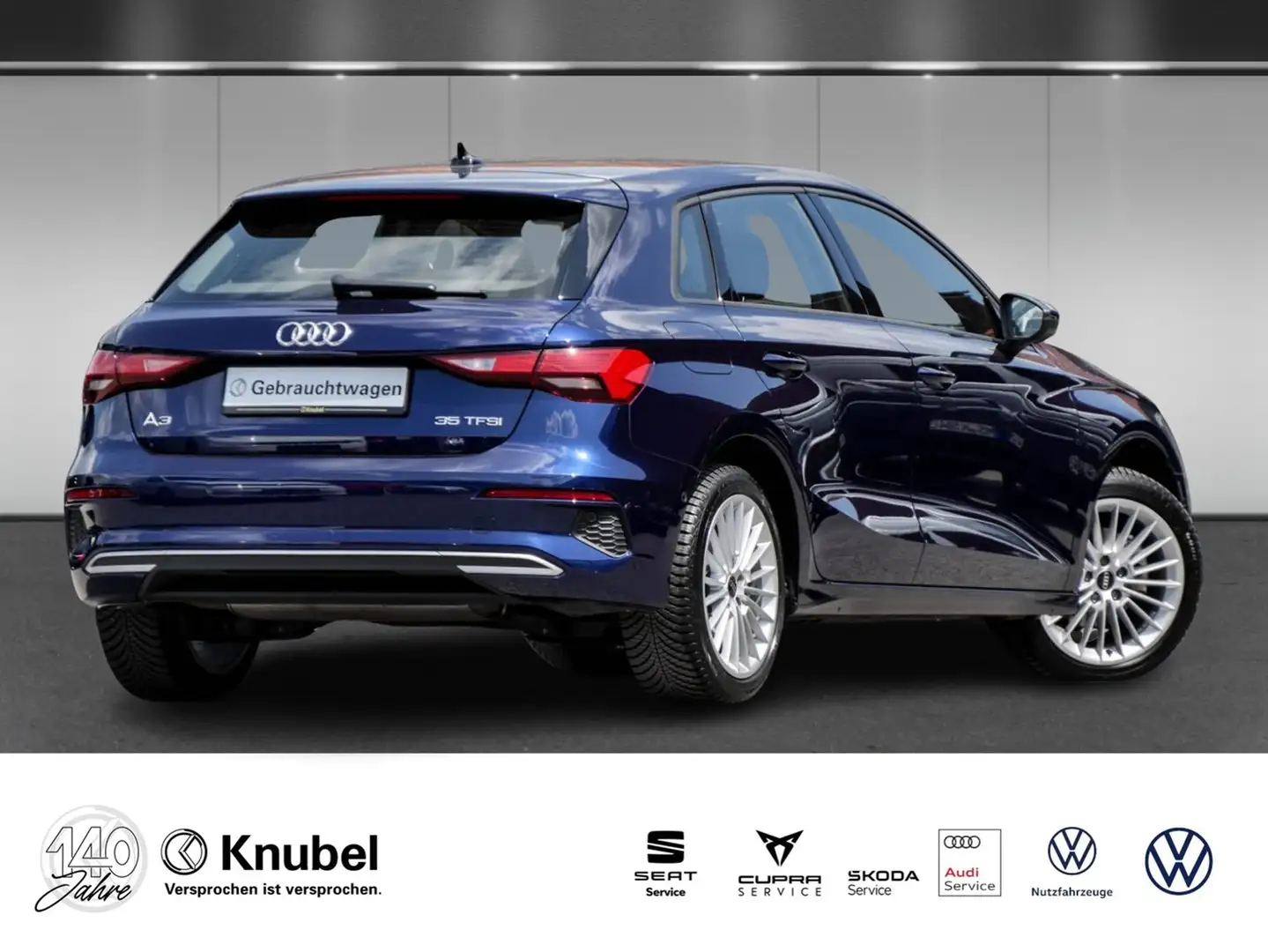 Audi A3 Sportback advanced 35 TFSI S tronic Nav+ ACC Ca... Blau - 2