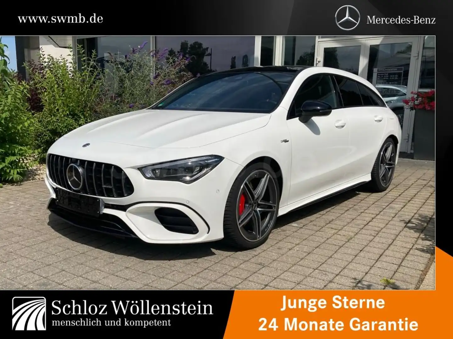 Mercedes-Benz CLA 45 AMG 4M SB MULTIBEAM/AHK/DYNAMIC+P/Fahrass White - 1