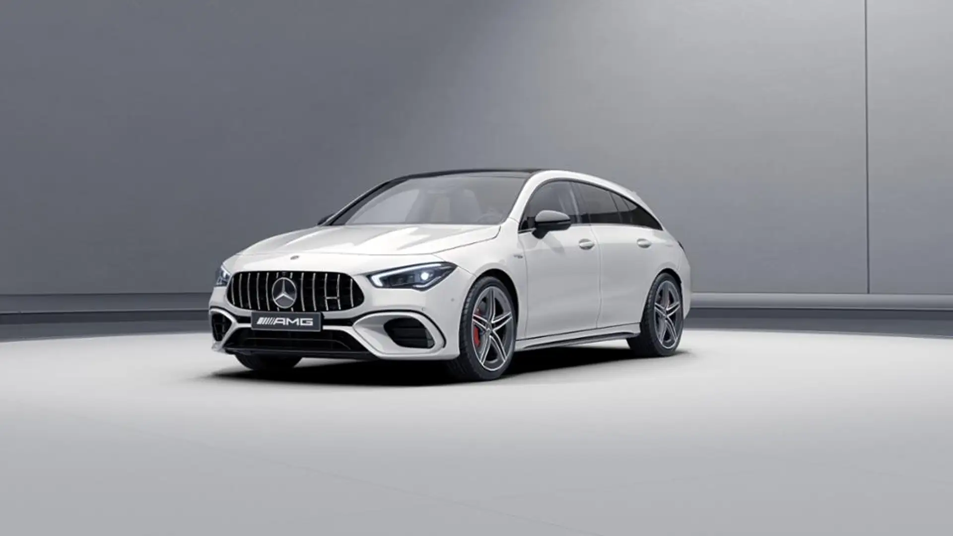 Mercedes-Benz CLA 45 AMG 4M SB MULTIBEAM/AHK/DYNAMIC+P/Fahrass Blanc - 1