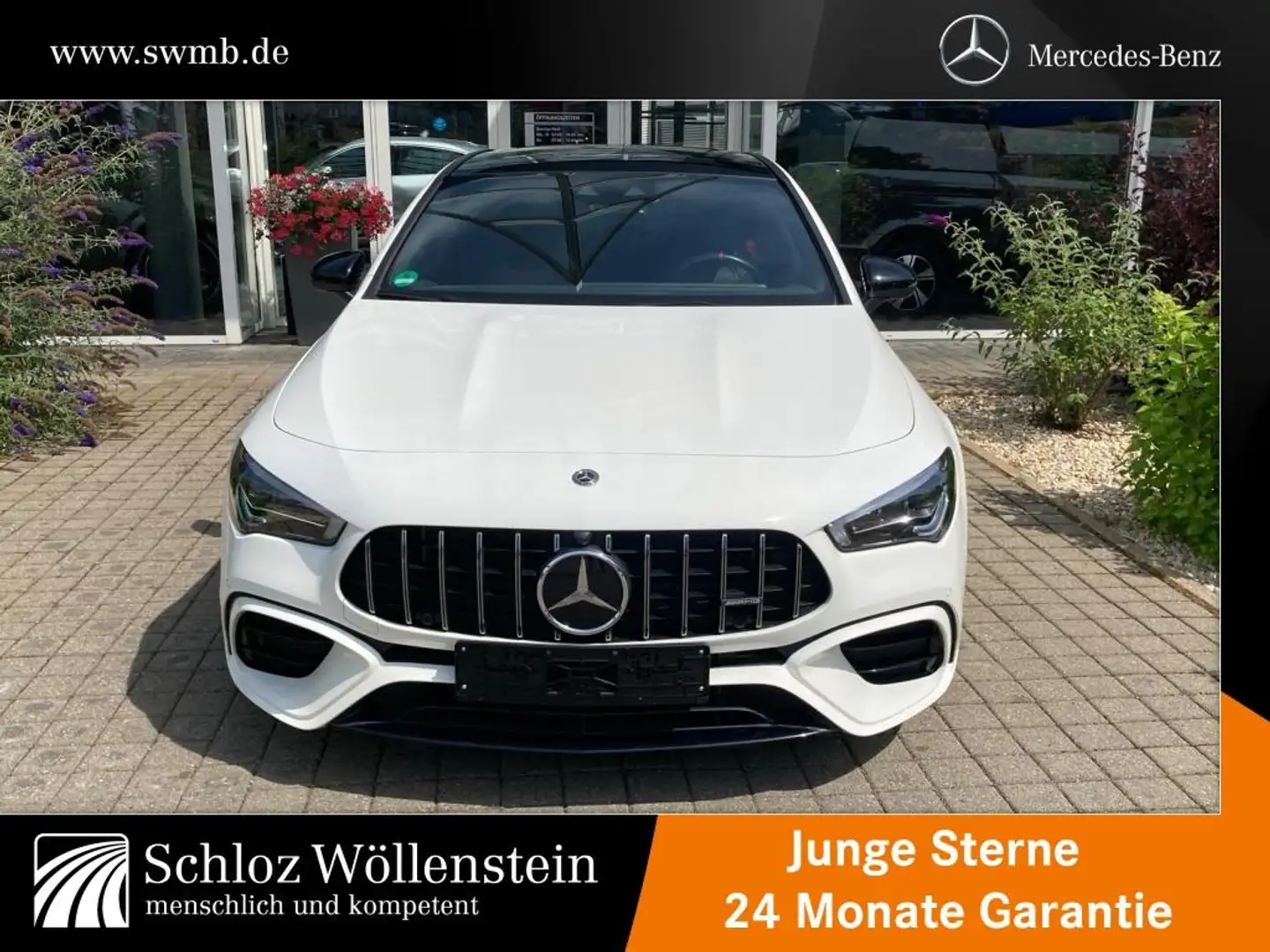 Mercedes-Benz CLA 45 AMG 4M SB MULTIBEAM/AHK/DYNAMIC+P/Fahrass White - 2