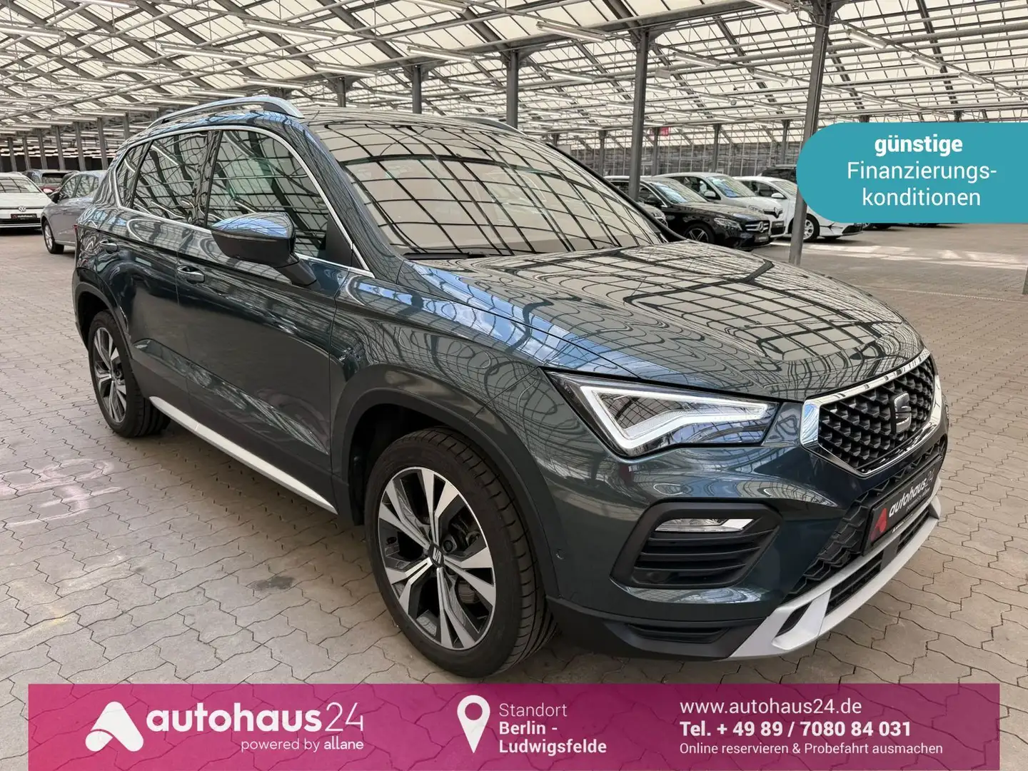 SEAT Ateca 1.5 TSI Xperience|DSG|AHK|360° Gris - 1