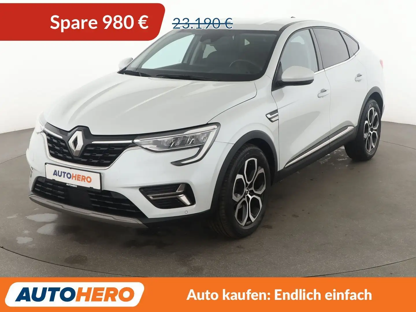Renault Arkana 1.3 TCe Mild-Hybrid Techno Aut.*NAVI*LED*CAM*SHZ* Weiß - 1