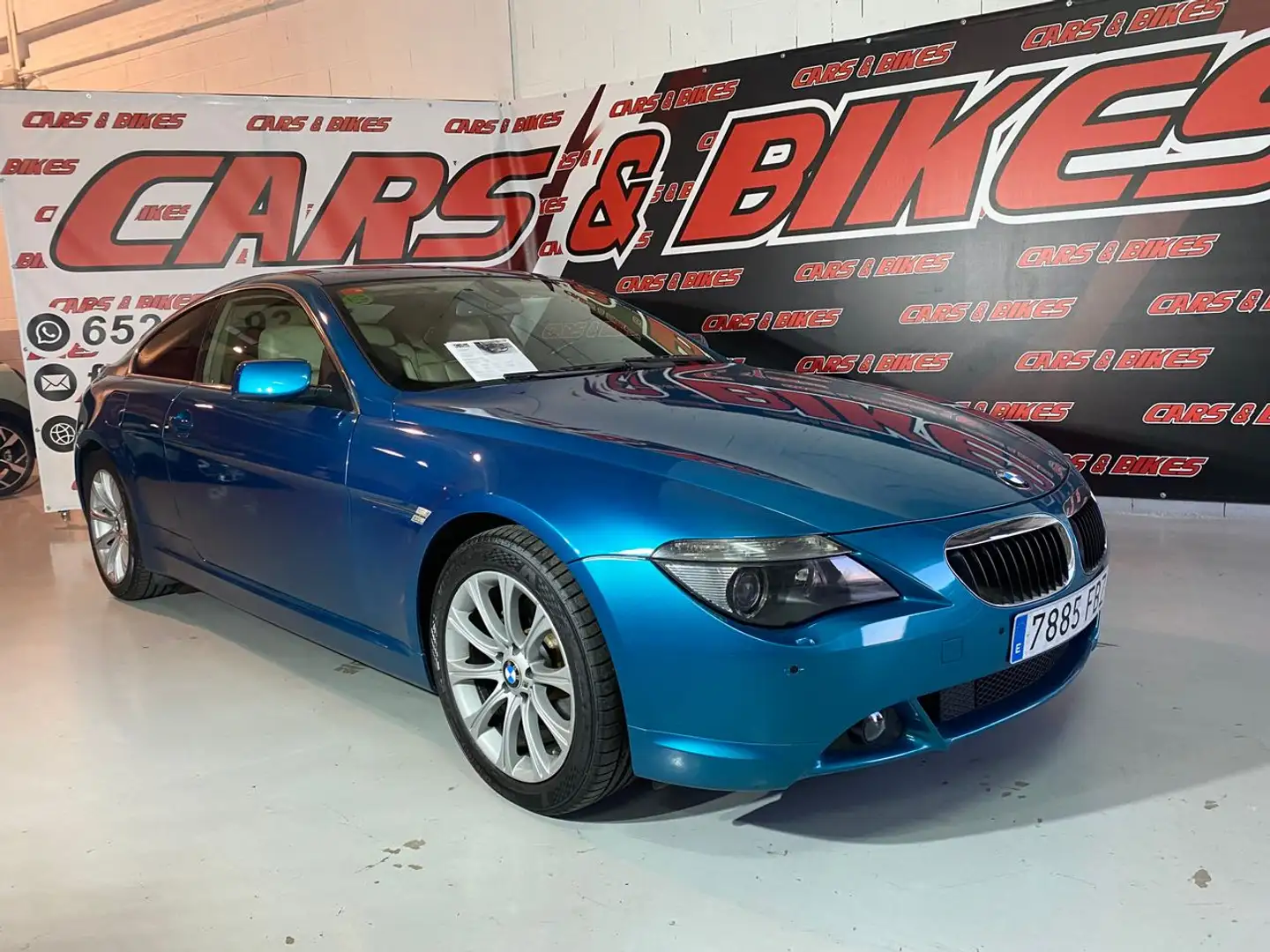 BMW 630 630i Aut. Bleu - 1