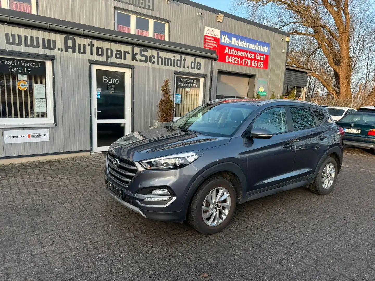 Hyundai TUCSON WENIG KM°R-KAMERA°SITZH°TEMPOM°NAVI°ALU! Grau - 1