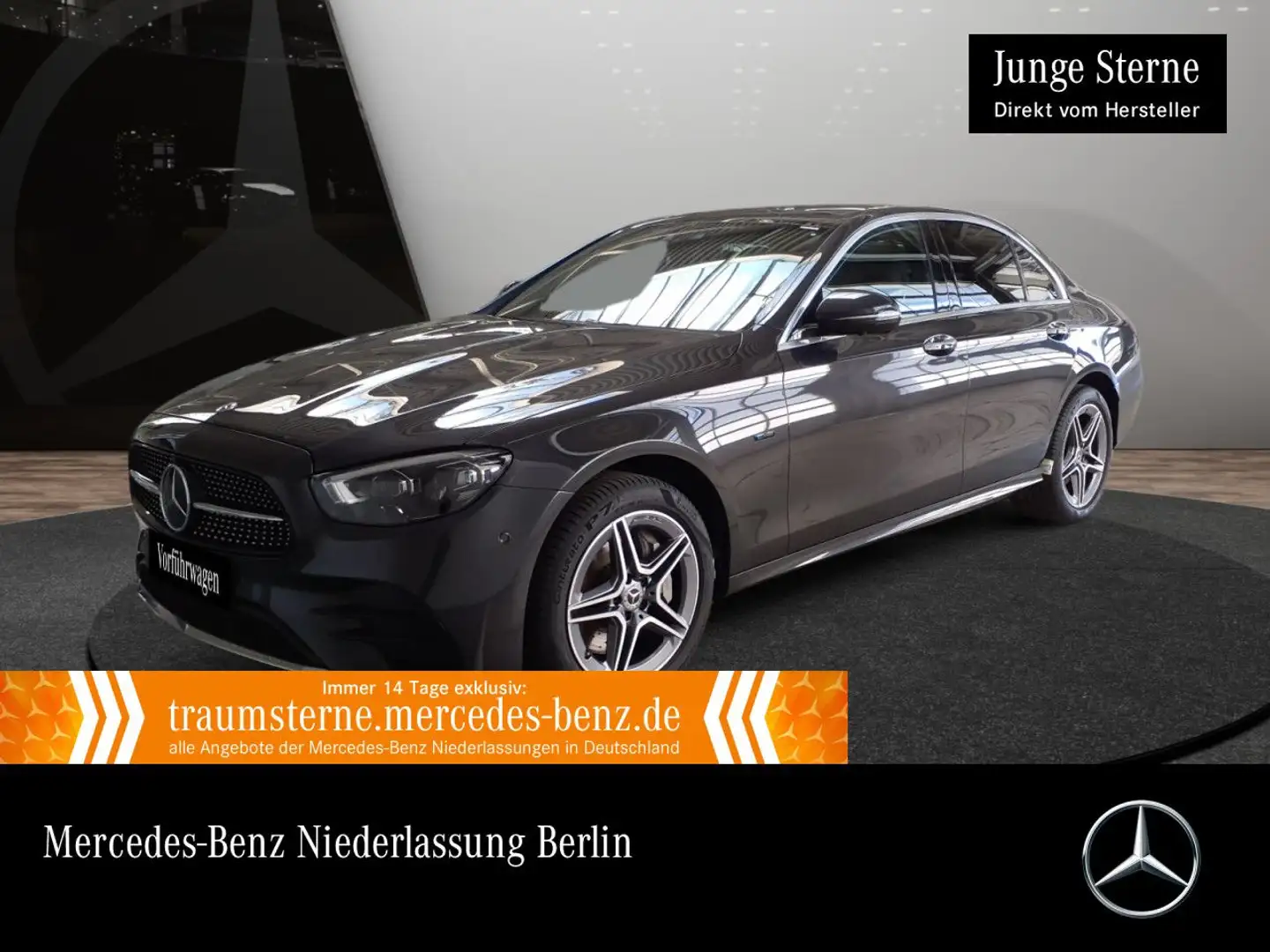 Mercedes-Benz E 300 e 4M AMG+PANO+360+MULTIBEAM+FAHRASS+KEYLESS Gris - 1