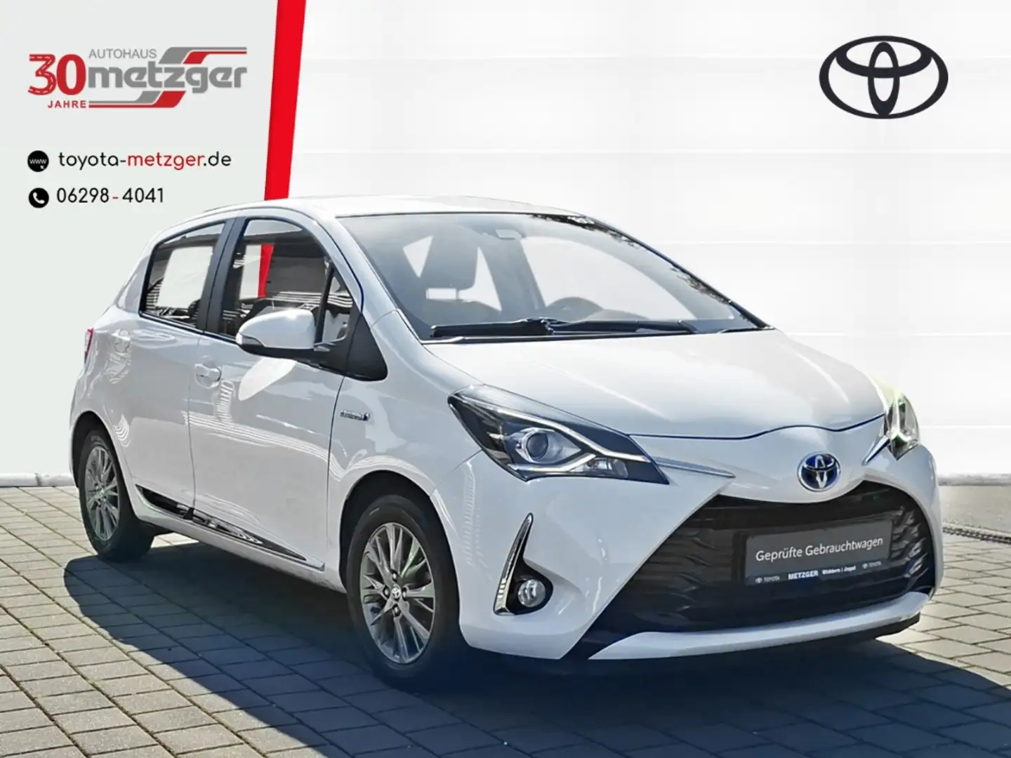 Toyota Yaris 1.5 Hybrid +Navi +Klimaautomatik +Spurhalteassiste Blanc - 1