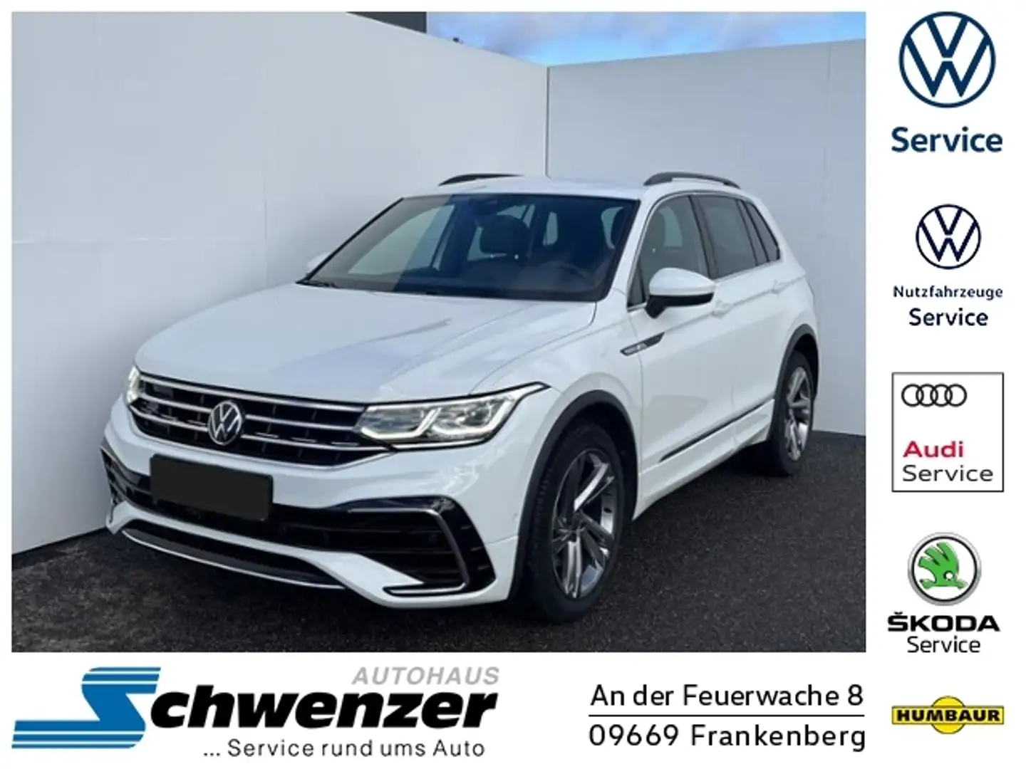 Volkswagen Tiguan R-Line 4Motion KLIMA LED NAVI ALU Blanc - 1