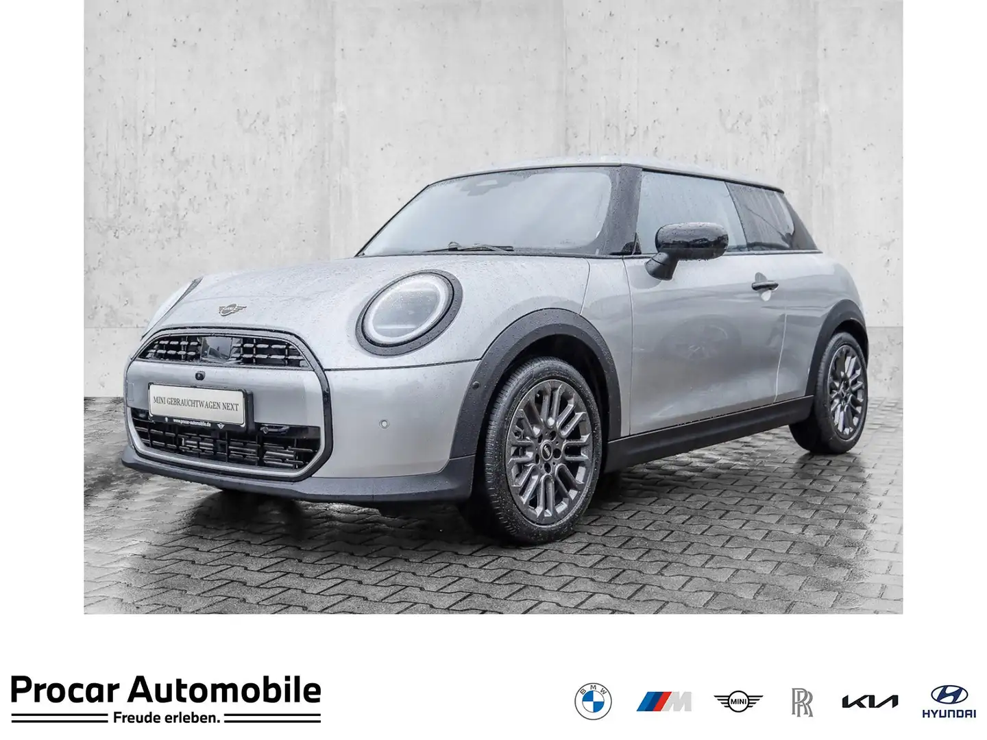 MINI Cooper C HUD PANO 360°KAM RFK NAVI LED PDC V+H Argent - 1